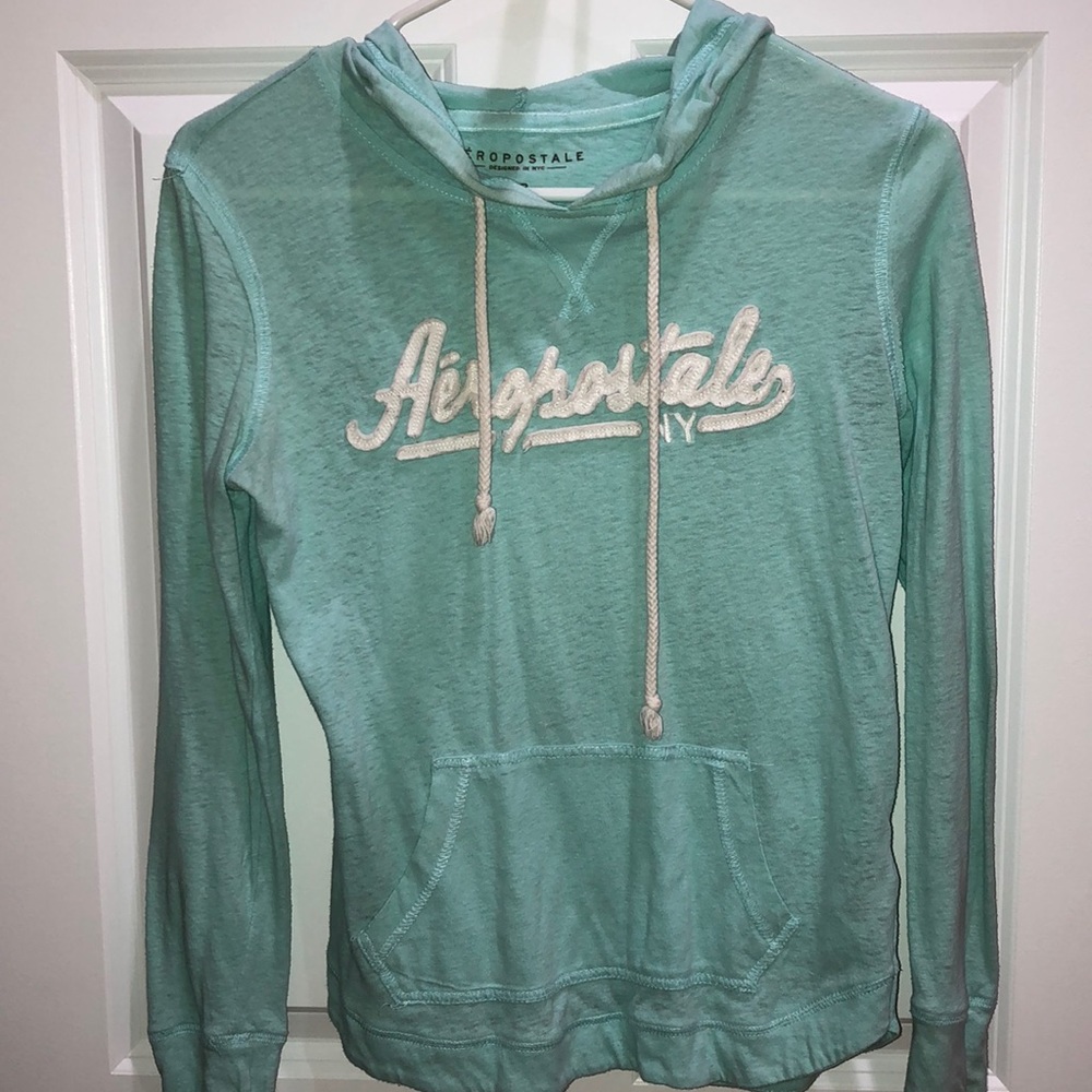 Aeropostale Baby blue hoodie